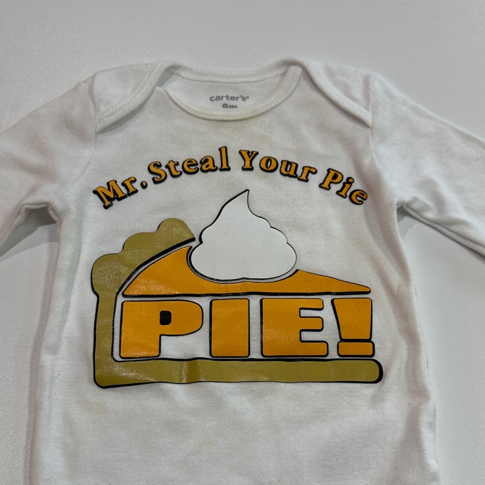 Carter's Pie Graphic Onesie